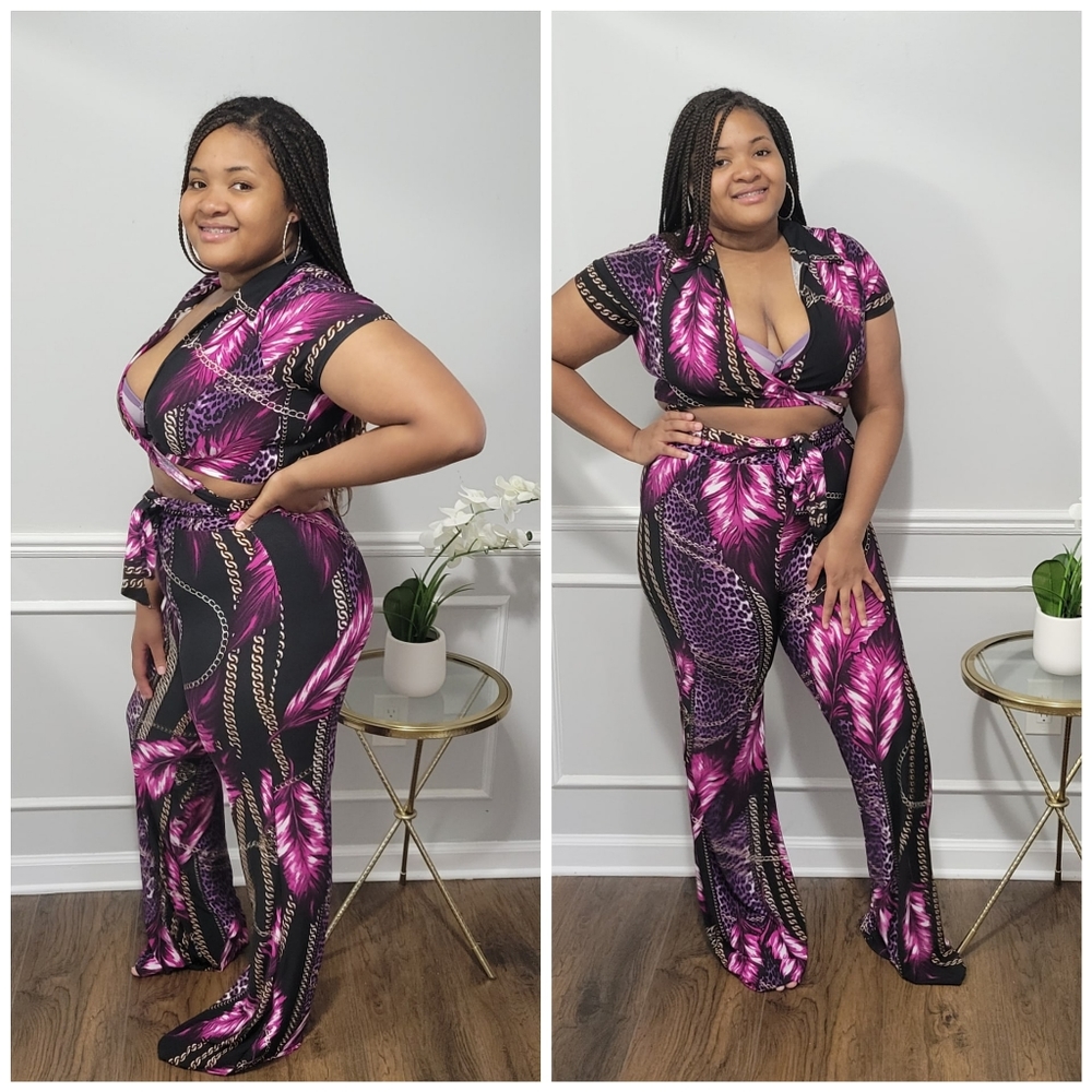 Plus Two Piece Set - Picture 2 of 3